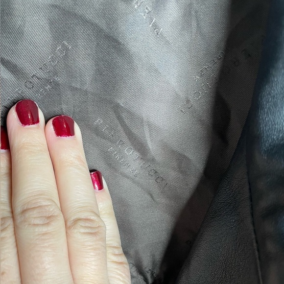 Pierotucci leather jacket back women’s medium Lambskin made in Italy - Picture 6 of 6